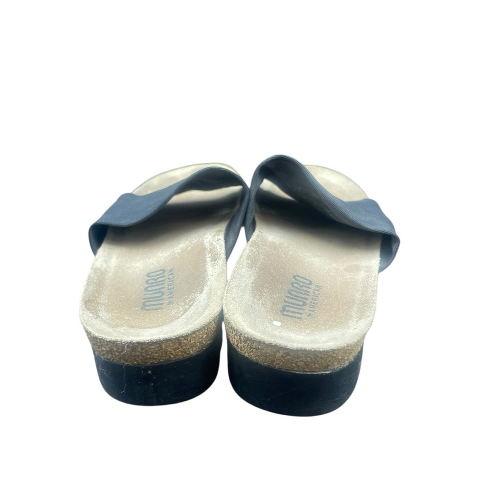 Munro Casita Slide Sandals Women's 6.5 M Black Stretchy Comfy - Picture 4 of 7